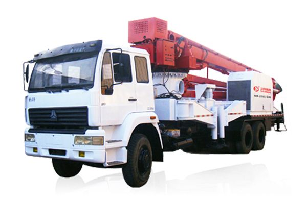 赣州混凝土泵车让苏总顺利完成商品楼盘施工